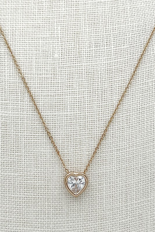 Dainty Heart Pendant Necklace