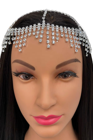 Rhinestone Pave Fashion Headnet