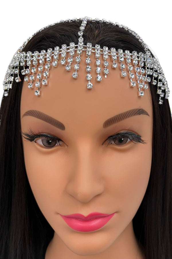 Rhinestone Pave Fashion Headnet