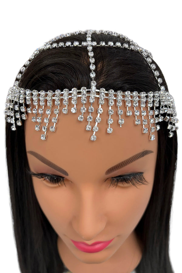 Rhinestone Pave Fashion Headnet