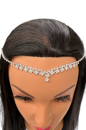 Rhinestone Pave Detail Head Chain