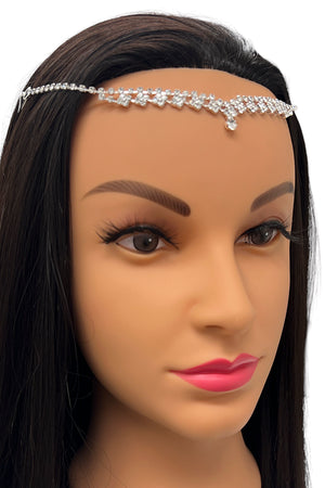 Rhinestone Pave Detail Head Chain