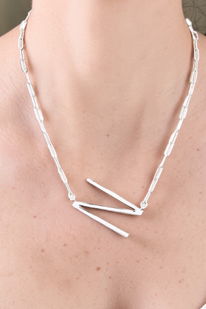 INITIAL N PENDANT NECKLACE