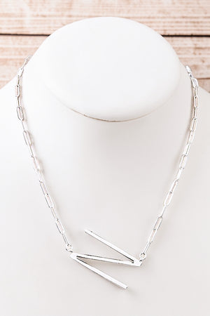 INITIAL N PENDANT NECKLACE