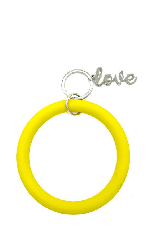 Love Ring Bracelet Keychain