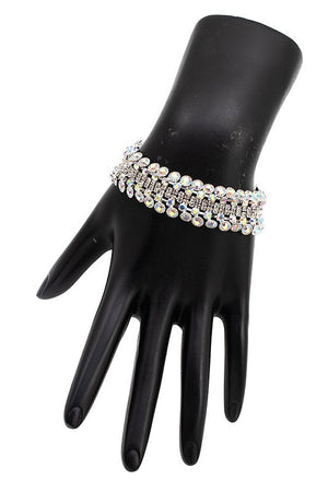 Rhinestone Crystal Gem Pave Bracelet