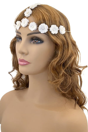 Mini Floral Pearl Link Headchain