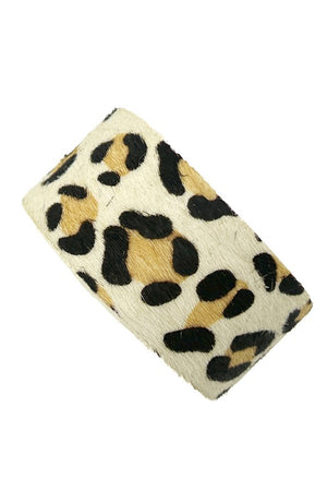 Animal Print Faux Hair Clip