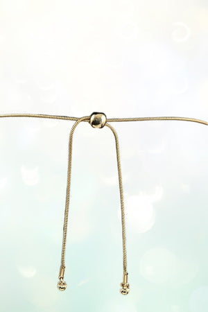 CRYSTALIZED STONE LINK LONG NECKLACE