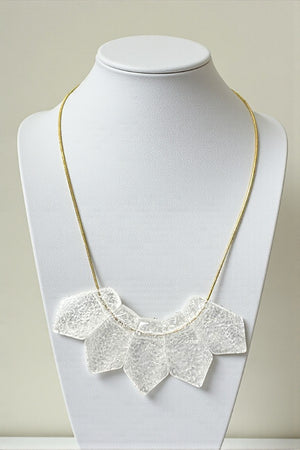 CRYSTALIZED STONE LINK LONG NECKLACE