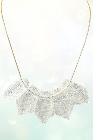 CRYSTALIZED STONE LINK LONG NECKLACE