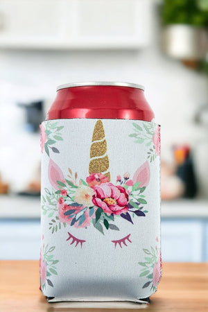 Cute Unicorn Print Drink Sleeve