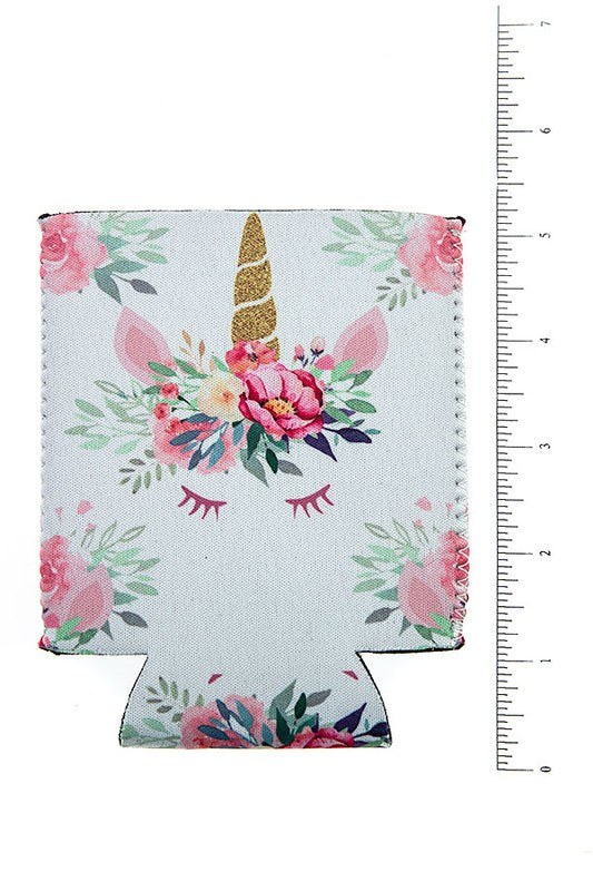 Cute Unicorn Print Drink Sleeve