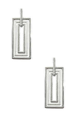 Multi Rectangle Drop Earring