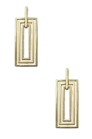 Multi Rectangle Drop Earring