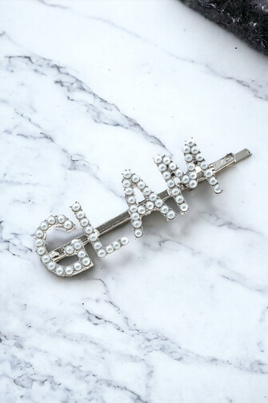 GLAM Pearl Accent Hair Pin