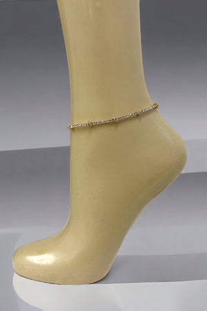 Rhinestone Pave Anklet