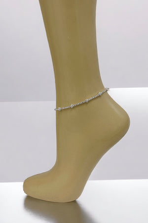 Rhinestone Pave Anklet