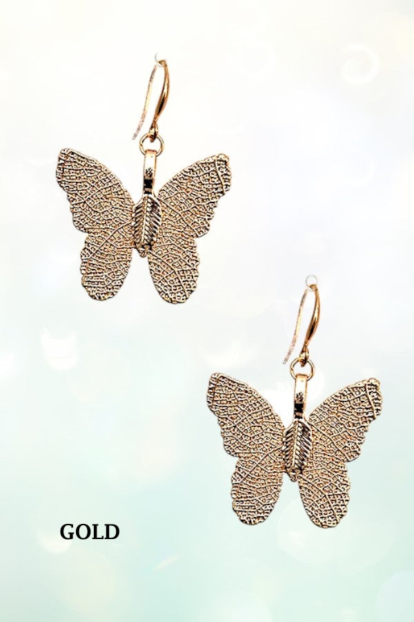 BUTTERFLY DANGLE EARRING