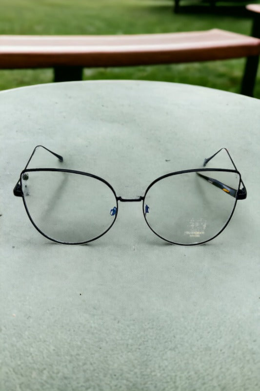 Cat Eye Framed Clear Lens Sunglasses Pack