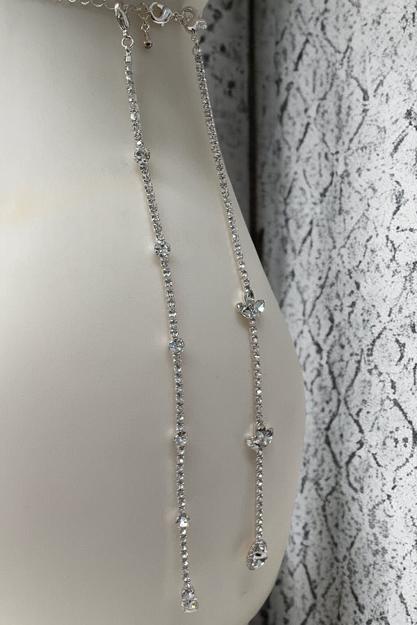 Rhinestone Gem Necklace Backdrop