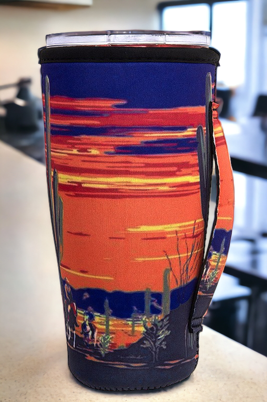 Desert Print Long Cup Sleeve