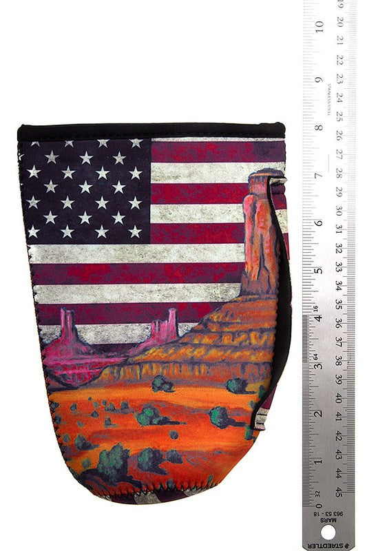 Desert Flag Print Cup Sleeve