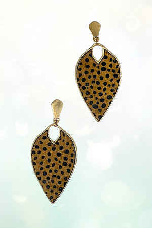 MIX PATTERN DANGLE EARRING