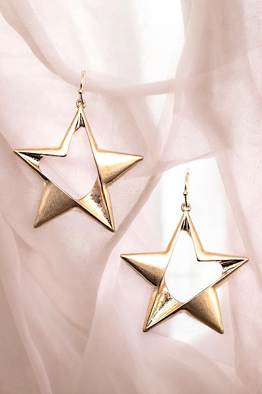 STAR DANGLE EARRING