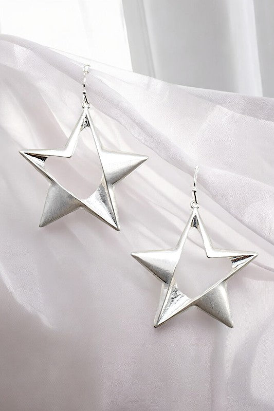 STAR DANGLE EARRING