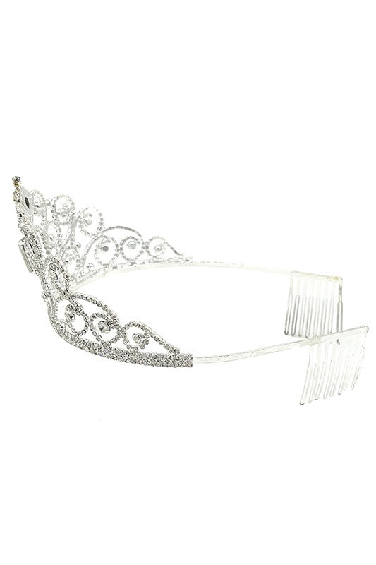 Rhinestone  Detail Fashion Tiara