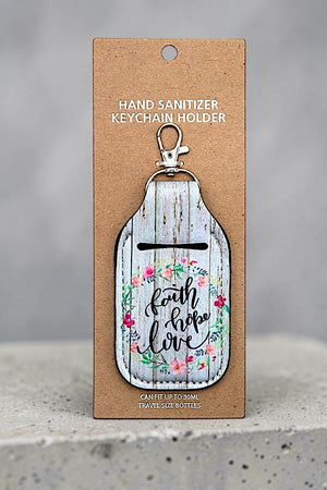 FAITH HOPE LOVE SMALL POUCH KEYCHAIN