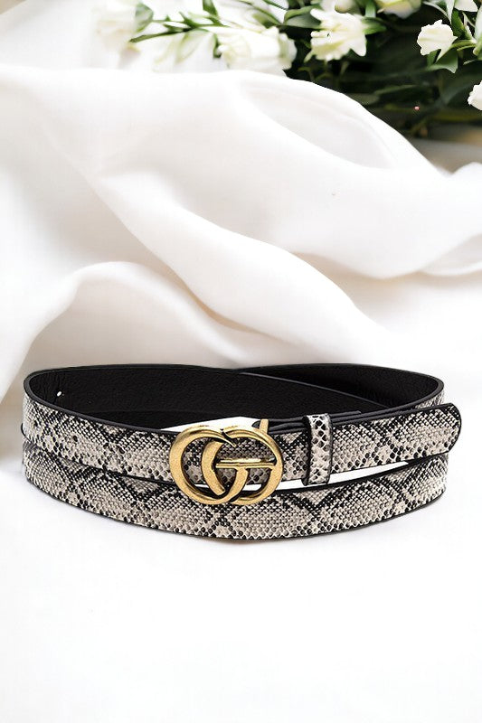 Fashion Faux Leather Belt