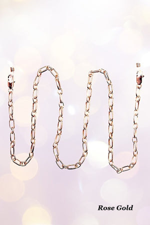 OVAL CHAIN LINK GLASSES CHAIN