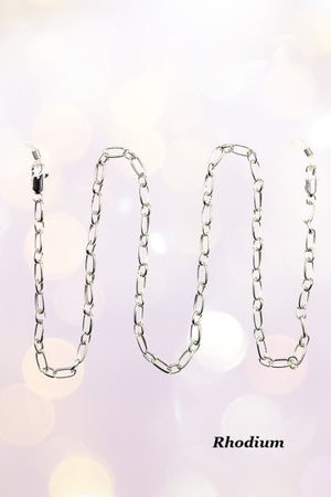 OVAL CHAIN LINK GLASSES CHAIN