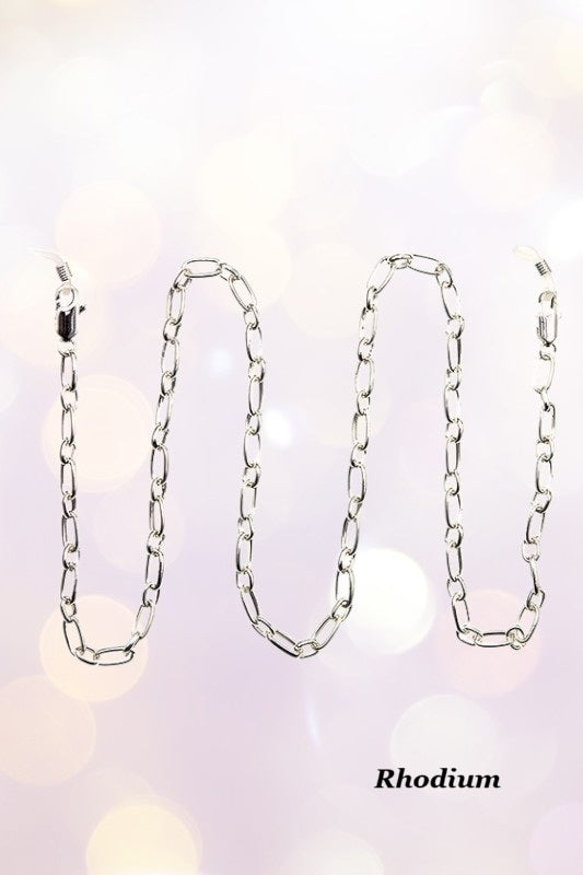 OVAL CHAIN LINK GLASSES CHAIN