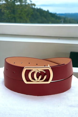 Framed CC Rectangle Fashion Belt