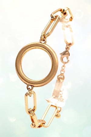 RING LINK CHAIN BRACELET