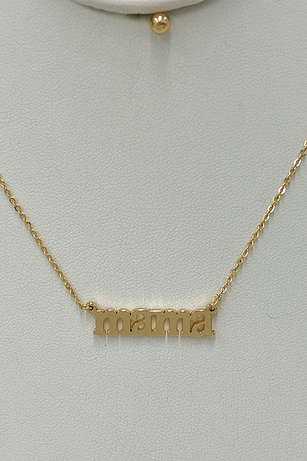 mama Pendant Necklace Set