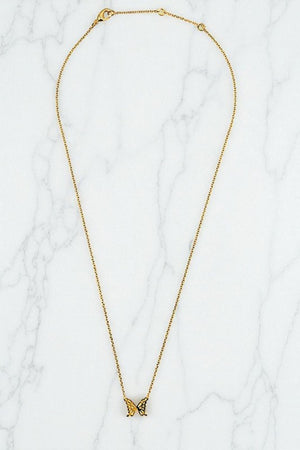 BUTTERFLY PENDANT NECKLACE
