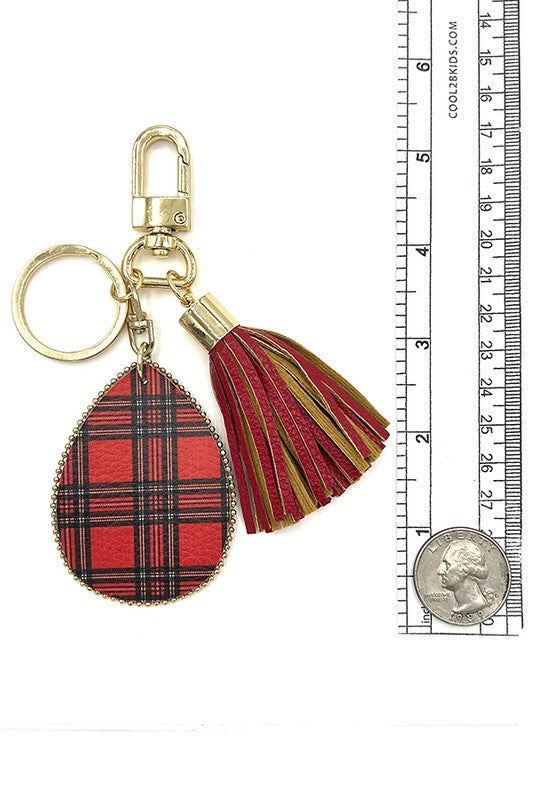 Christmas Pattern Keychain