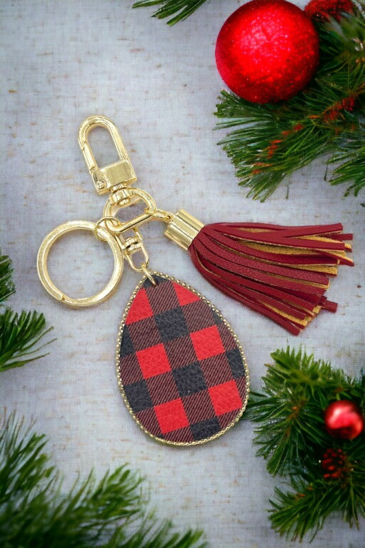 Christmas Pattern Keychain