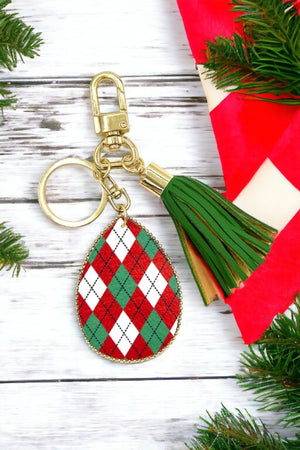 Christmas Pattern Keychain