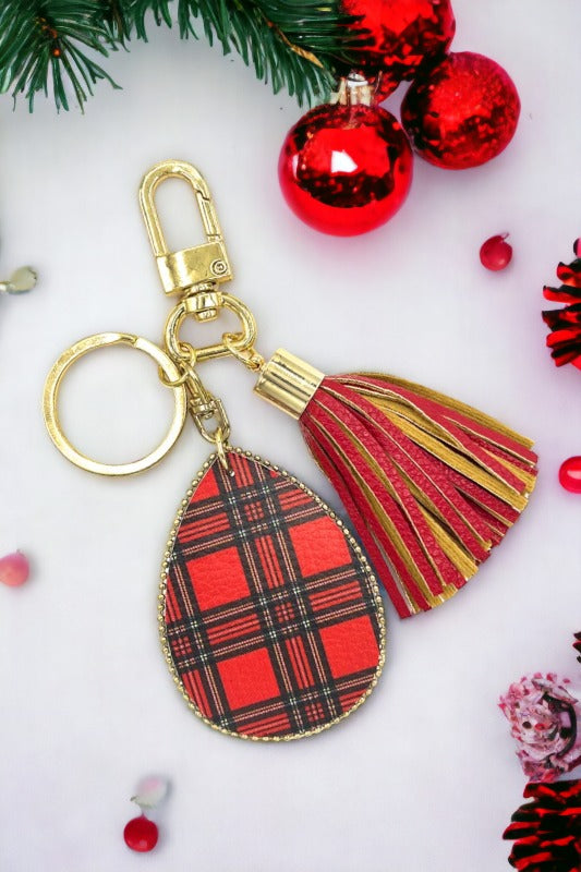 Christmas Pattern Keychain