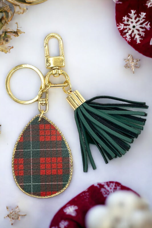 Christmas Pattern Keychain