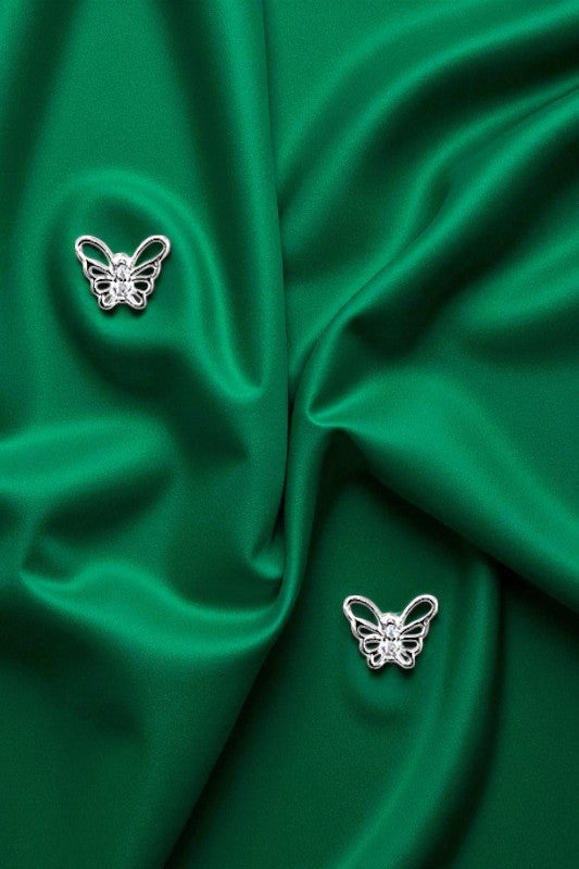 SMALL BUTTERFLY POST EARRING