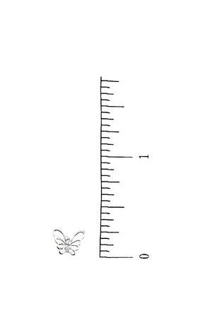 SMALL BUTTERFLY POST EARRING