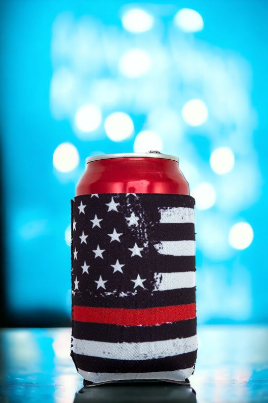 Flag Print Drink Sleeve