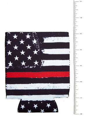 Flag Print Drink Sleeve