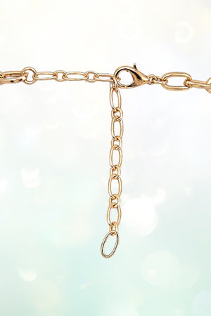 RAINBOW STAR CHARM DANGLE  CHAIN NECKLACE